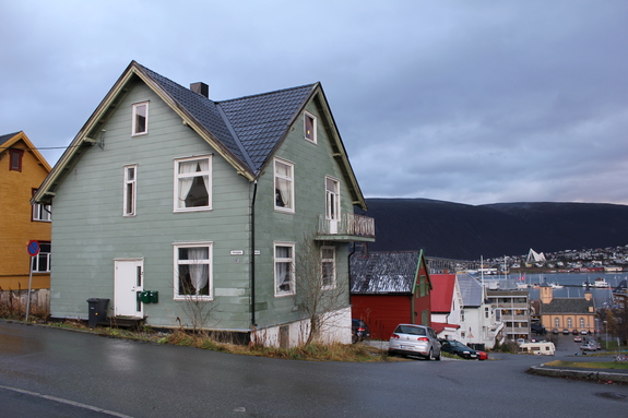 Shotlandfamiliens bolig i Skolegata 41 i Tromsø
