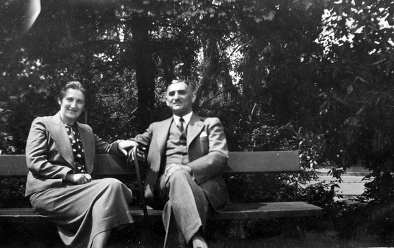 Salo og hans kone Hertha i Breslau i 1935.