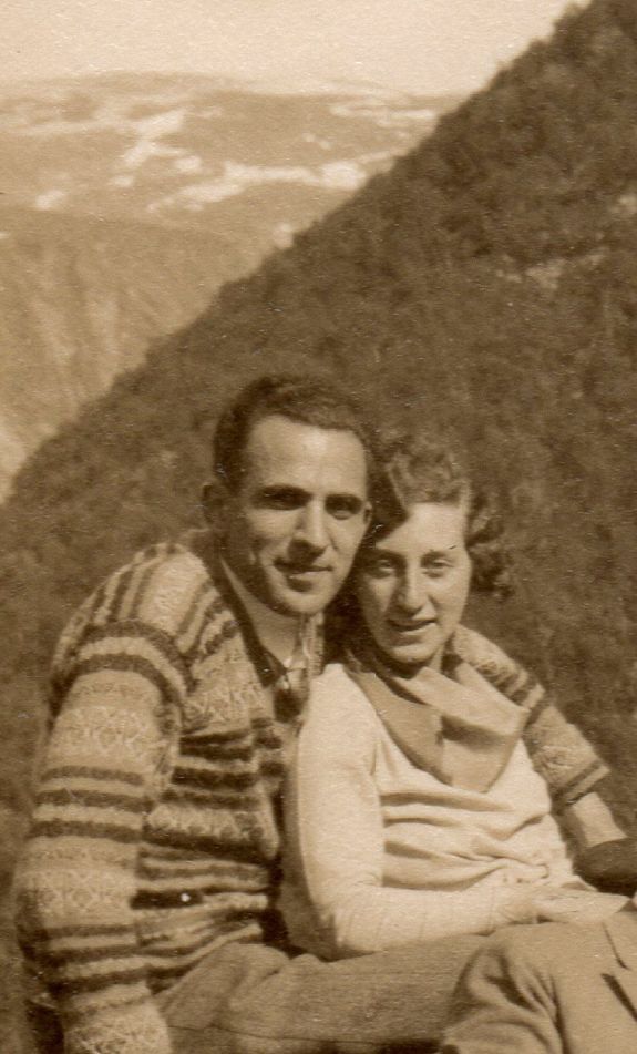 Sigurd Levin med sin kone Dora, ca. 1929