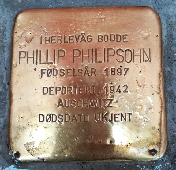 Phillip Philipsohns snublestein i Berlevåg.