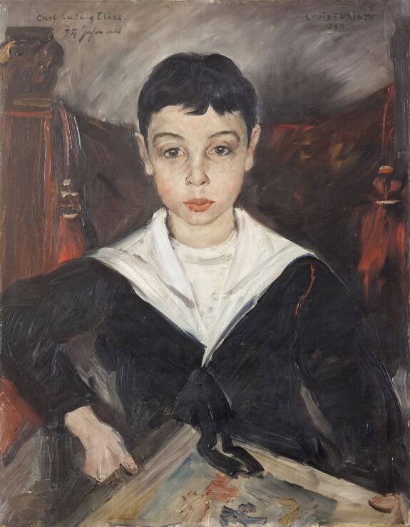 Corinths tegning av Ludvig. Photo courtesy of Leicester Museums & Galleries